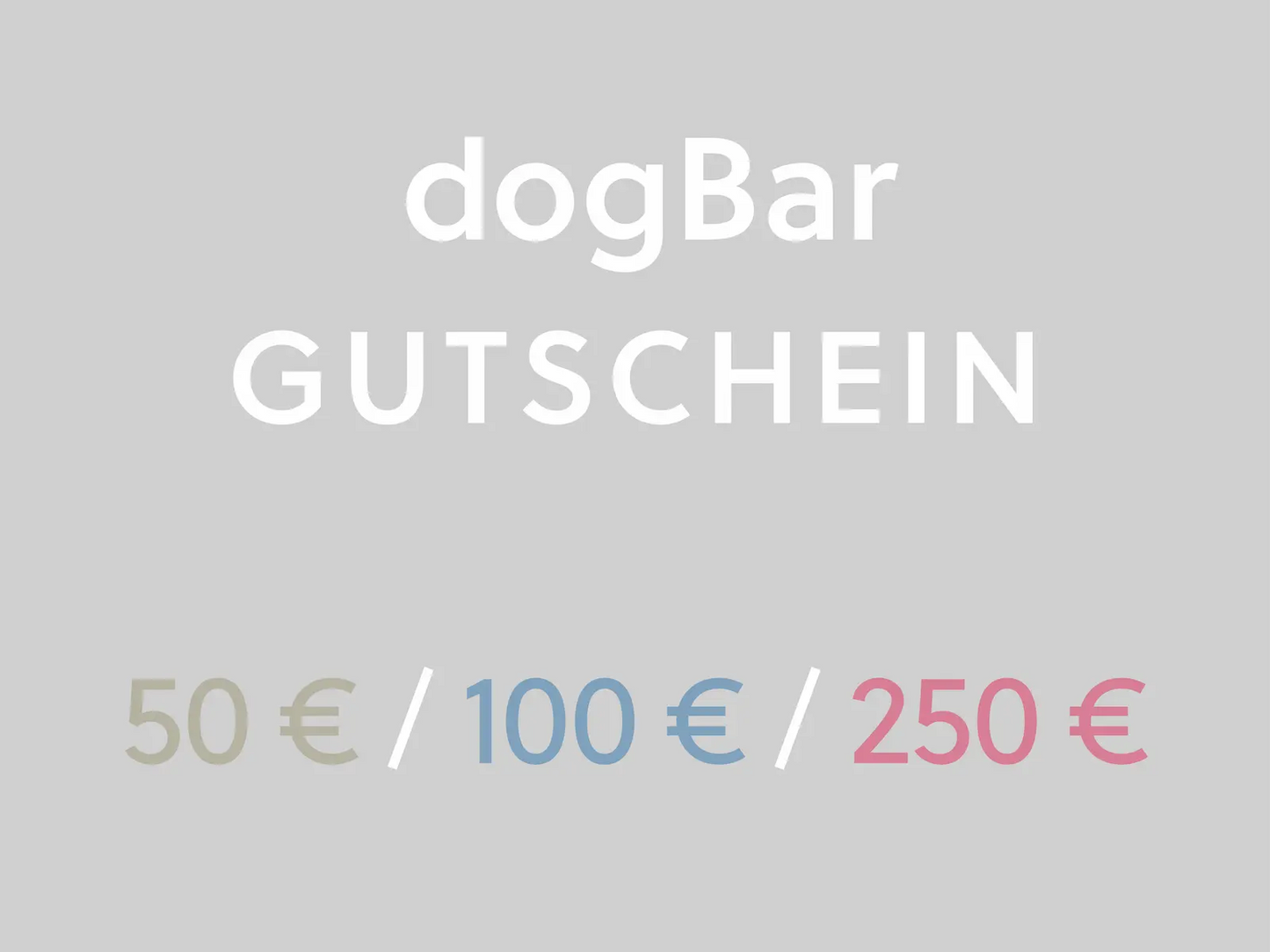 dogBar-Geschenkgutschein