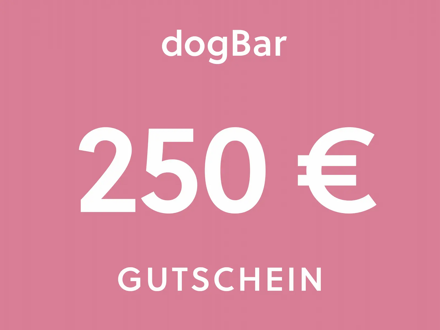 dogBar-Geschenkgutschein