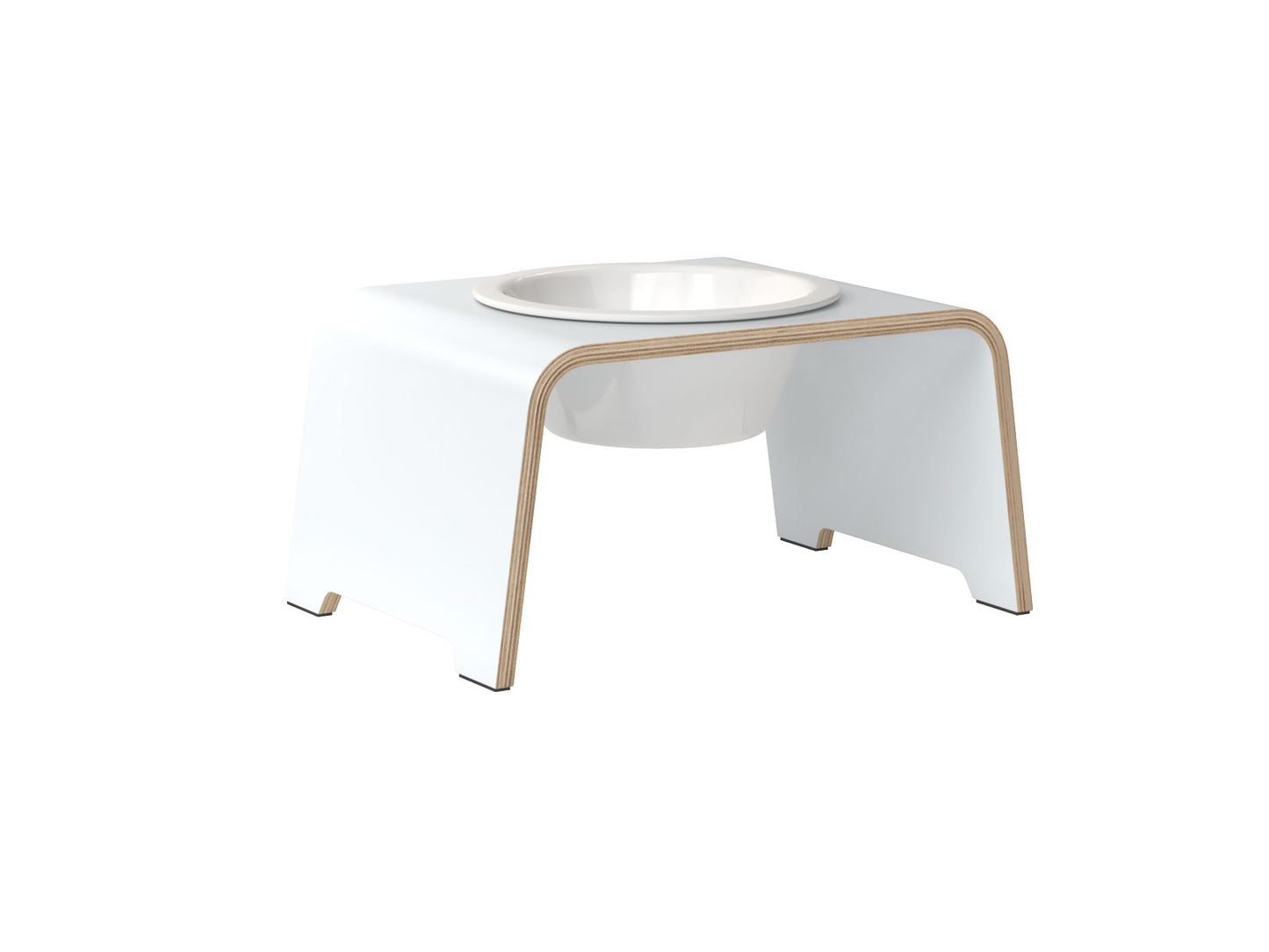 dogBar Single M - Weiss