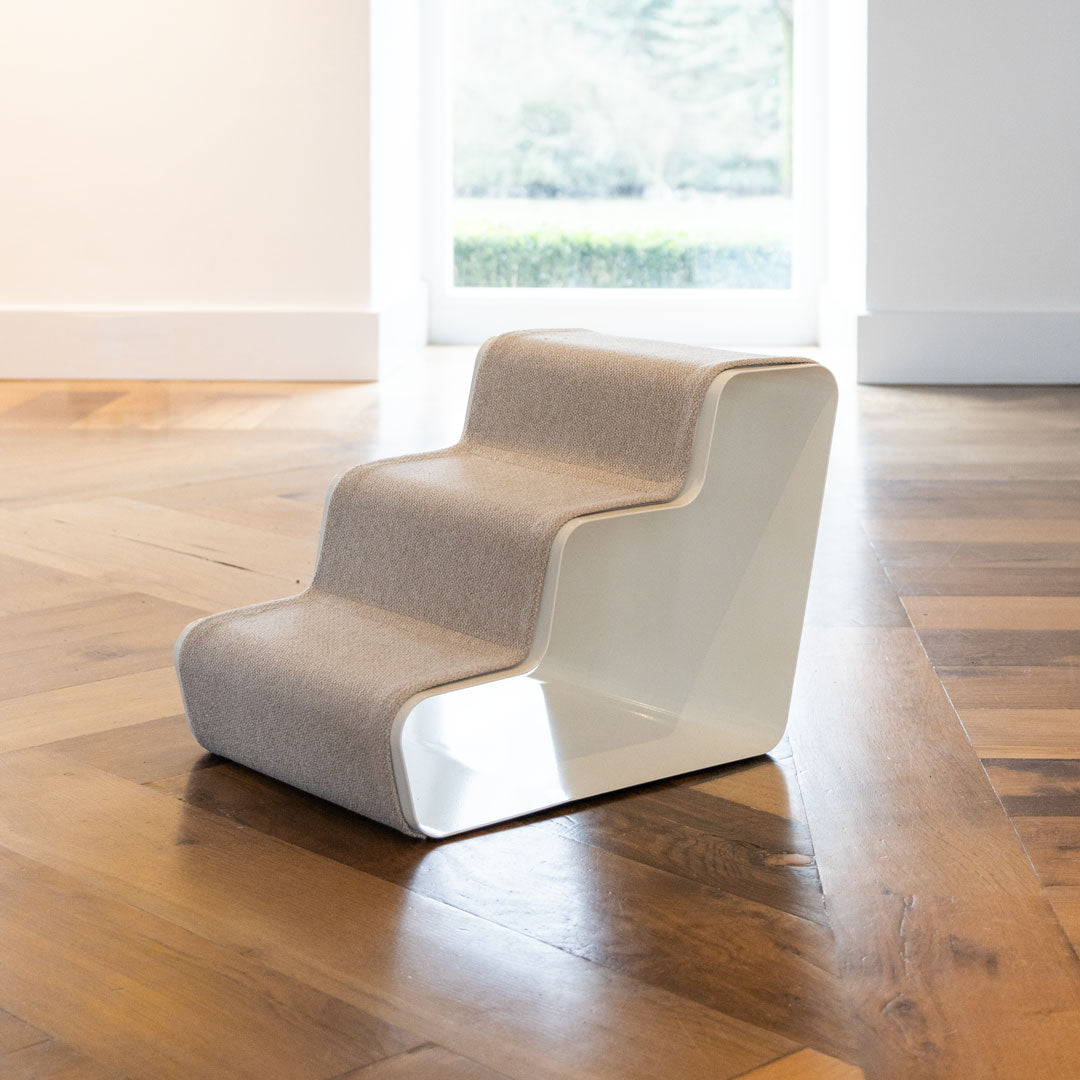 dogBeam 3 steps - steel, powder-coated white