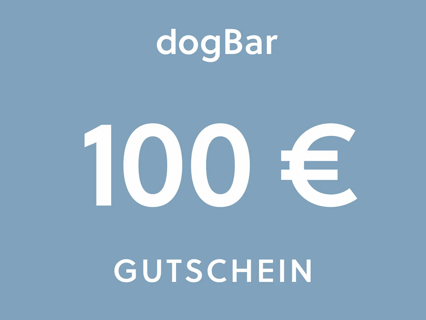 dogBar-Geschenkgutschein