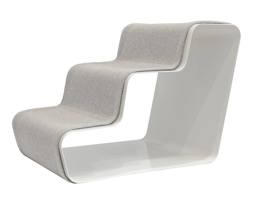 dogBeam 3 steps - steel, powder-coated white
