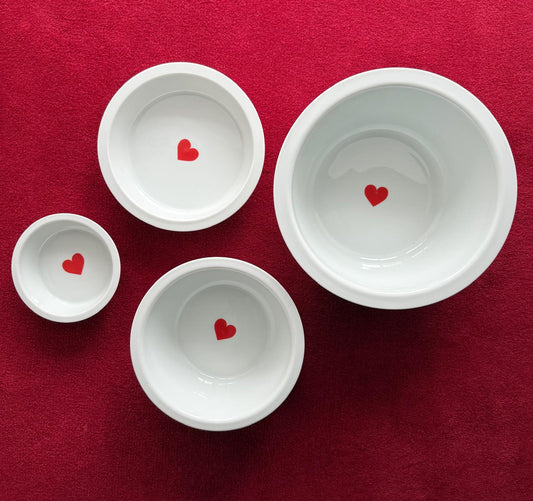 Aufpreis Herz in der Napfgröße Deiner Wahl
